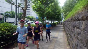 2018/0/25の颯走塾水曜マラソン練習会in東宮6