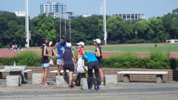 2018/08/01の颯走塾水曜マラソン練習会in織田フィールド1