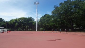 2018/08/15の颯走塾水曜マラソン練習会in織田フィールド3