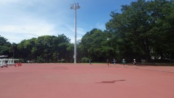 2018/08/15の颯走塾水曜マラソン練習会in織田フィールド3