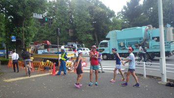 2018/08/29の颯走塾水曜マラソン練習会in織田フィールド5