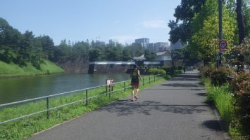 2018/09/05の颯走塾水曜マラソン練習会in皇居1