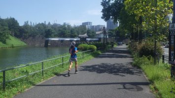 2018/09/05の颯走塾水曜マラソン練習会in皇居2