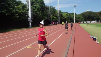 2018/09/19の颯走塾水曜マラソン練習会in織田フィールド2