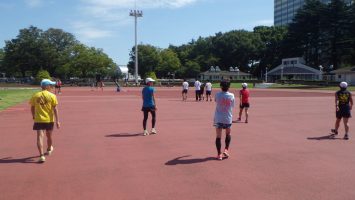 2018/09/19の颯走塾水曜マラソン練習会in織田フィールド4