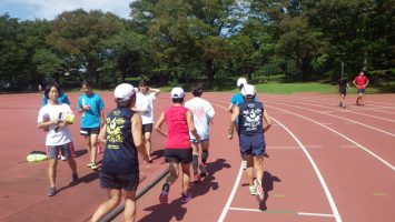 2018/09/19の颯走塾水曜マラソン練習会in織田フィールド5