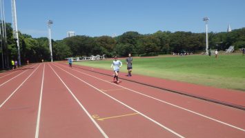 2018/09/19の颯走塾水曜マラソン練習会in織田フィールド6