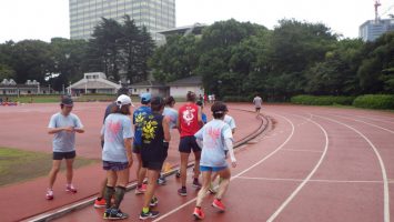 2018/09/26の颯走塾水曜マラソン練習会in織田フィールド2