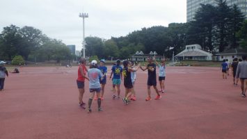 2018/09/26の颯走塾水曜マラソン練習会in織田フィールド6