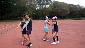 2018/10/03の颯走塾水曜マラソン練習会in織田フィールド4