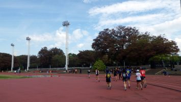 2018/10/17の颯走塾水曜マラソン練習会in織田フィールド4