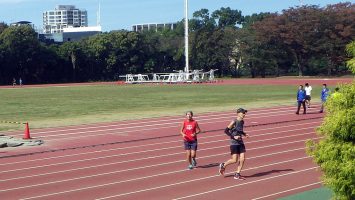 2018/10/24の颯走塾水曜マラソン練習会in織田フィールド2