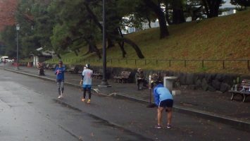 2018/12/12の颯走塾水曜マラソン練習会in皇居5