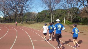 2018/12/19の颯走塾水曜マラソン練習会in織田フィールド5