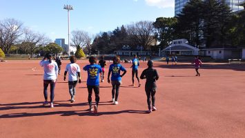 2019/01/09の颯走塾水曜マラソン練習会in織田フィールド4