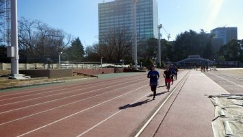 2019/01/09の颯走塾水曜マラソン練習会in織田フィールド7