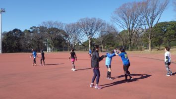 2019/01/09の颯走塾水曜マラソン練習会in織田フィールド8