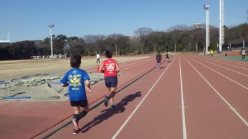 2019/01/23の颯走塾水曜マラソン練習会in織田フィールド3