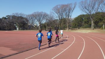 2019/01/23の颯走塾水曜マラソン練習会in織田フィールド4