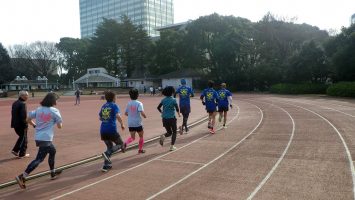 2019/01/30の颯走塾水曜マラソン練習会in織田フィールド2