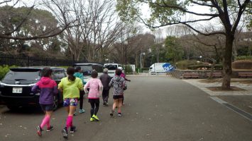 2019/02/27の颯走塾水曜マラソン練習会in織田フィールド1