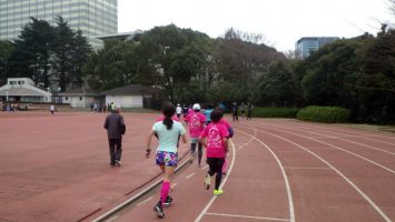 2019/02/27の颯走塾水曜マラソン練習会in織田フィールド2