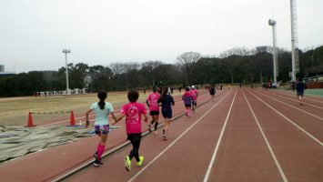 2019/02/27の颯走塾水曜マラソン練習会in織田フィールド3