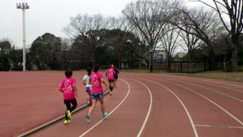 2019/02/27の颯走塾水曜マラソン練習会in織田フィールド4