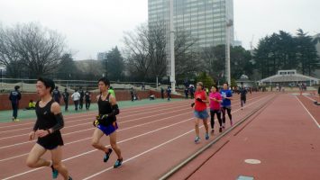 2019/03/06の颯走塾水曜マラソン練習会in織田フィールド2