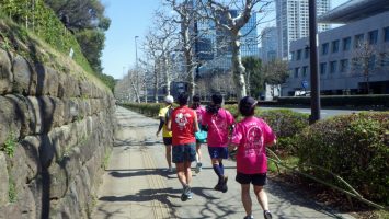 2019/03/13の颯走塾水曜マラソン練習会in東宮7