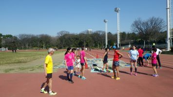 2019/03/20の颯走塾水曜マラソン練習会in織田フィールド1