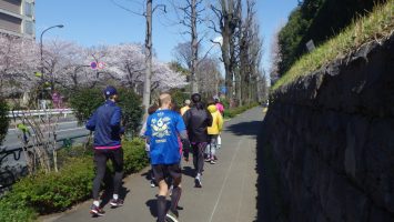 2019/04/03の颯走塾水曜マラソン練習会in東宮2