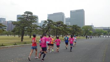 2019/04/17の颯走塾水曜マラソン練習会in皇居7