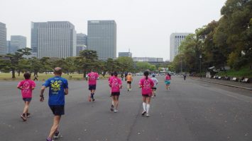 2019/04/17の颯走塾水曜マラソン練習会in皇居8