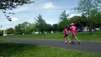 2019/05/01の颯走塾水曜マラソン練習会in舎人公園4