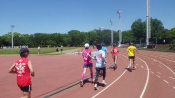 2019/05/08の颯走塾水曜マラソン練習会in織田フィールド2