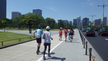 2019/05/22の颯走塾水曜マラソン練習会in皇居1