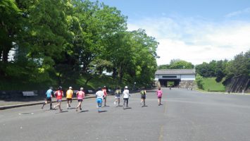 2019/05/22の颯走塾水曜マラソン練習会in皇居2