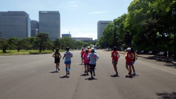 2019/05/22の颯走塾水曜マラソン練習会in皇居3