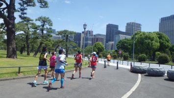 2019/05/22の颯走塾水曜マラソン練習会in皇居4