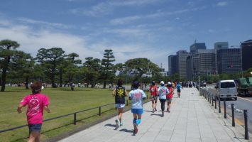 2019/05/22の颯走塾水曜マラソン練習会in皇居5