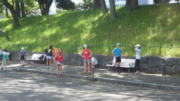 2019/05/22の颯走塾水曜マラソン練習会in皇居7