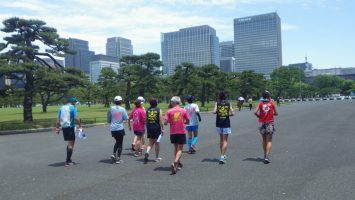 2019/05/22の颯走塾水曜マラソン練習会in皇居8