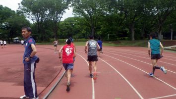 2019/05/29の颯走塾水曜マラソン練習会in織田フィールド4