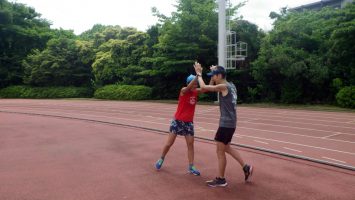 2019/05/29の颯走塾水曜マラソン練習会in織田フィールド6