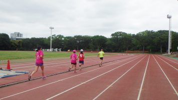 2019/06/12の颯走塾水曜マラソン練習会in織田フィールド5