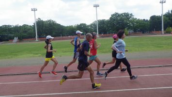 2019/06/19の颯走塾水曜マラソン練習会in織田フィールド5