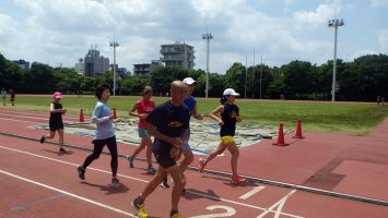 2019/06/19の颯走塾水曜マラソン練習会in織田フィールド9