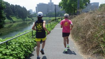 2019/06/26の颯走塾水曜マラソン練習会in皇居5