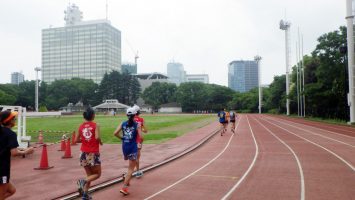 2019/07/03の颯走塾水曜マラソン練習会in織田フィールド5